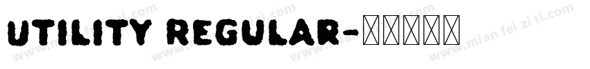 Utility Regular字体转换